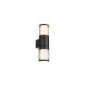 Trio-269460242 - Volga - Anthracite Up & Down Wall Lamp with White Diffuser