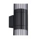 Trio-269460242 - Volga - Anthracite Up & Down Wall Lamp with White Diffuser