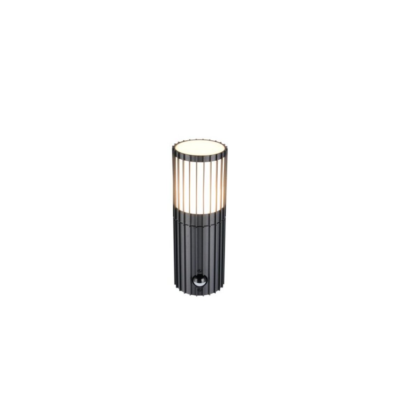 Trio-269469142 - Volga - Anthracite PIR Wall Lamp with White Diffuser