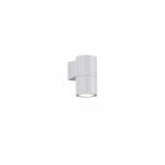 Parana - Matt White Ribbed Wall Lamp IP44