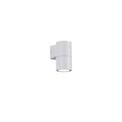 Parana - Matt White Ribbed Wall Lamp IP44