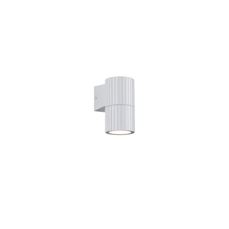 Trio-269560131 - Parana - Matt White Ribbed Wall Lamp IP44