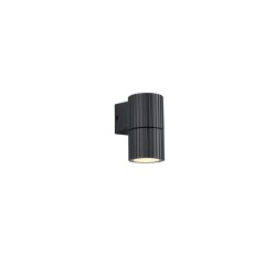 Parana - Anthracite Ribbed Wall Lamp IP44