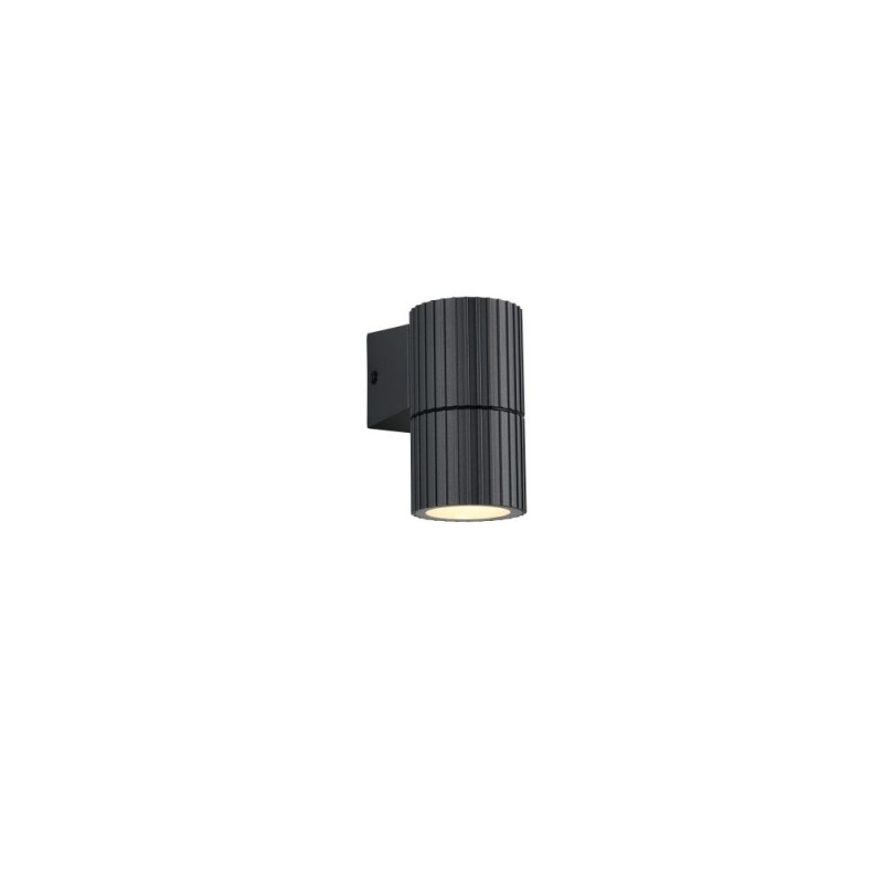 Trio-269560142 - Parana - Anthracite Ribbed Wall Lamp IP44