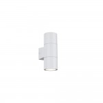 Parana - Matt White Up & Down Ribbed Wall Lamp IP44
