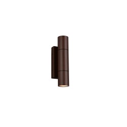 Yamuna - Rust Up & Down Wall Lamp IP65