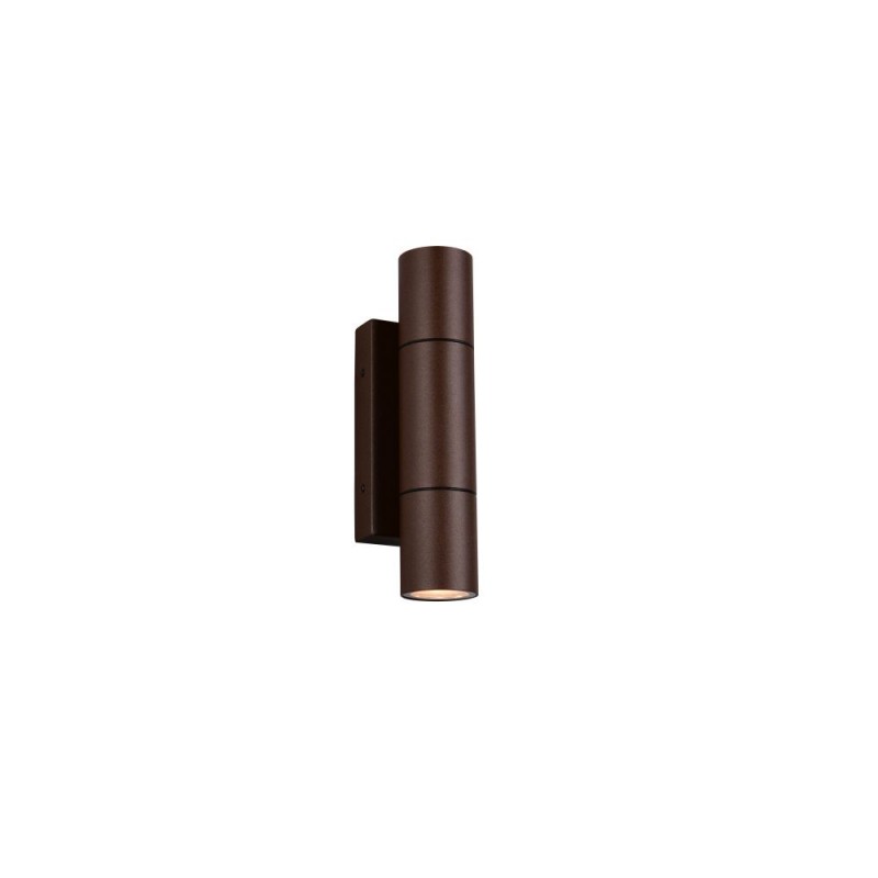 Trio-269760224 - Yamuna - Rust Up & Down Wall Lamp IP65