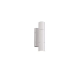 Yamuna - Matt White Up & Down Wall Lamp IP65