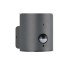 Trio-269869142 - Mures - Anthracite PIR Wall Lamp with White Glass IP44