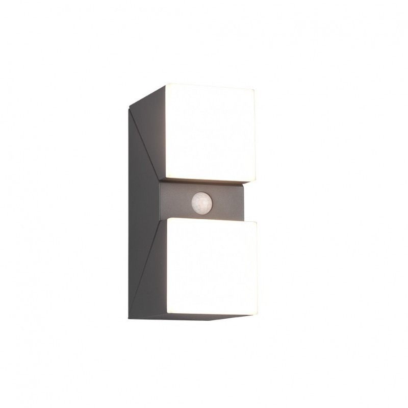 - Avon - Anthracite Up & Down Rotatable PIR Wall Lamp Trio-270669242 - Avon - Anthracite Up & Down Rotatable PIR Wall Lamp