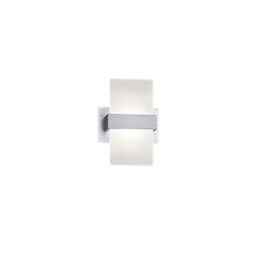 Platon - Brushed Aluminum LED Wall Lamp with White Diffuser