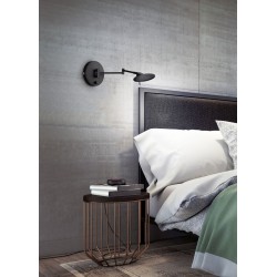 Kazan - Adjustable Black LED Wall Lamp Kazan - Adjustable Black LED Wall Lamp