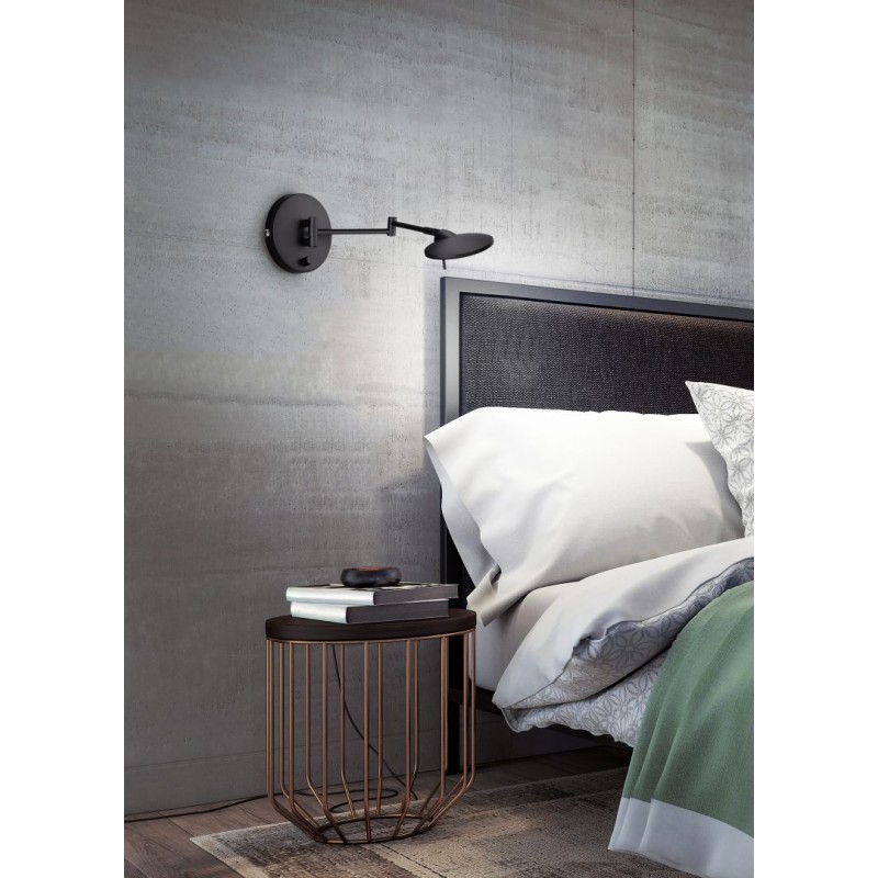 - Kazan - Adjustable Black LED Wall Lamp Trio-274770132 - Kazan - Adjustable Black LED Wall Lamp