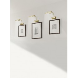 Curtis - Matt Brass LED Picture Light Curtis - Matt Brass LED Picture Light