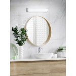 Xavi - Chrome Wall Lamp with White Diffuser 