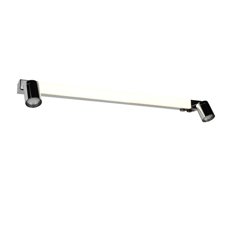- Enrico - Chrome CCT Wall Lamp with Spotlights IP44 Trio-281479306 - Enrico - Chrome CCT Wall Lamp with Spotlights IP44
