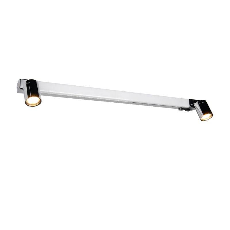 - Enrico - Chrome CCT Wall Lamp with Spotlights IP44 Trio-281479306 - Enrico - Chrome CCT Wall Lamp with Spotlights IP44