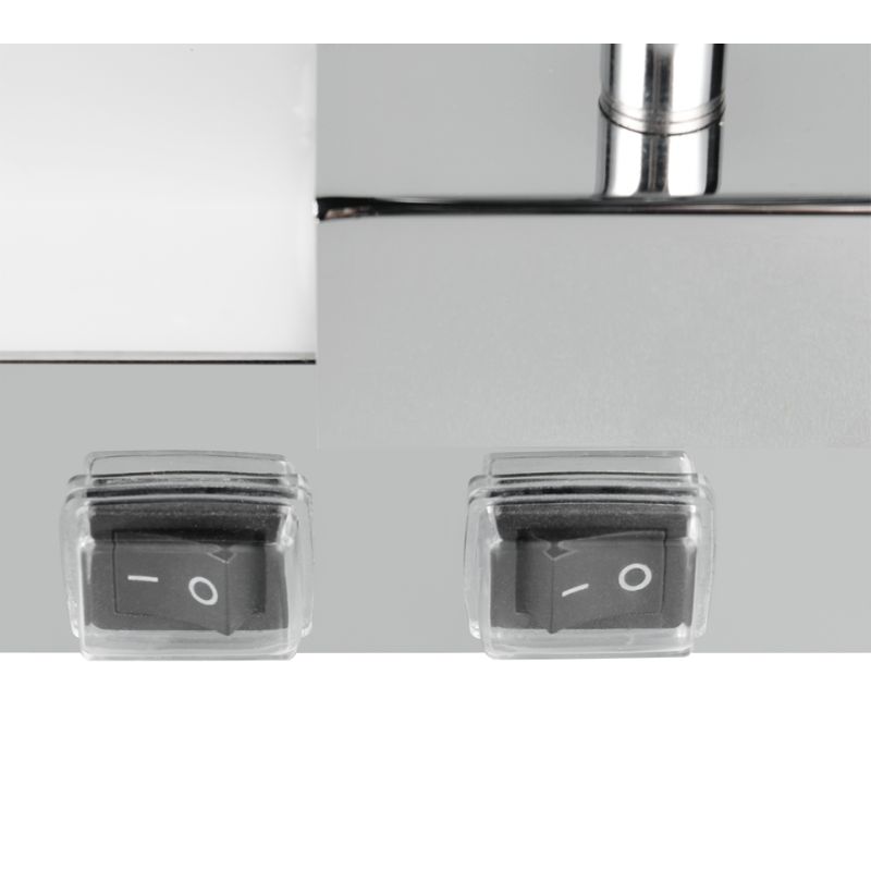 - Enrico - Chrome CCT Wall Lamp with Spotlights IP44 Trio-281479306 - Enrico - Chrome CCT Wall Lamp with Spotlights IP44