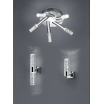 Bolsa - Chrome LED Wall Lamp with Bubbles Effect