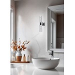 Bolsa - Chrome 2 Light LED Wall Lamp with Bubbles Effect