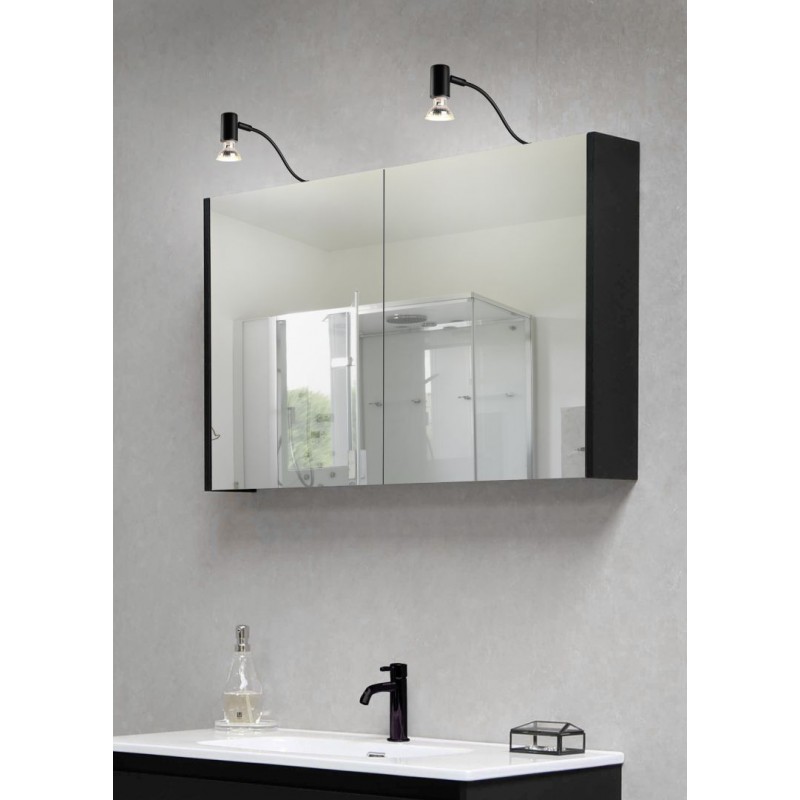 Trio-283400132 - Giada - Black Light Suitable for Mirror Cabinets Mounting