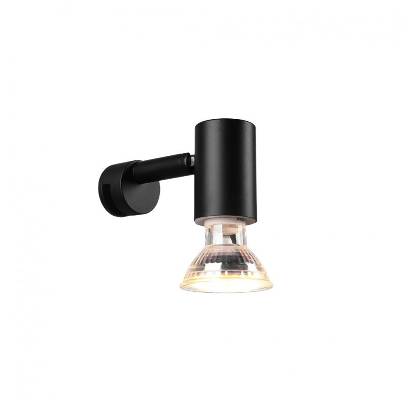 Trio-283500132 - Lorenzo - Black Light Suitable for Mirror Mounting