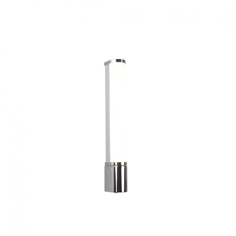 - Piera - Chrome LED Wall Lamp with Shaver Socket 8W Trio-284074206 - Piera - Chrome LED Wall Lamp with Shaver Socket 8W