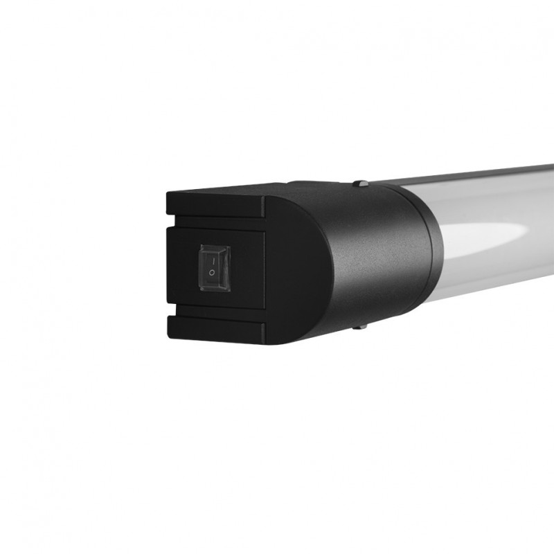 - Piera - Matt Black LED Wall Lamp with Shaver Socket 8W Trio-284074232 - Piera - Matt Black LED Wall Lamp with Shaver Socket 8W