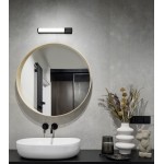 Piera - Matt Black LED Wall Lamp with Shaver Socket 8W Piera - Matt Black LED Wall Lamp with Shaver Socket 8W