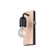 Trio-284470132 - Arturo - Black & Wooden Wall Lamp IP44