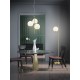 - Pure - Matt Brass 3 Light Centre Fitting with White Glass Trio-302000308 - Pure - Matt Brass 3 Light Centre Fitting with White Glass