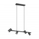 Trio-302400432 - Marley - Matt Black 4 Light over Island Fitting