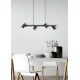 Trio-302400432 - Marley - Matt Black 4 Light over Island Fitting