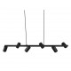 - Marley - Matt Black 6 Light over Island Fitting Trio-302400632 - Marley - Matt Black 6 Light over Island Fitting