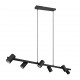 - Marley - Matt Black 6 Light over Island Fitting Trio-302400632 - Marley - Matt Black 6 Light over Island Fitting