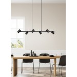 Marley - Matt Black 6 Light over Island Fitting Marley - Matt Black 6 Light over Island Fitting
