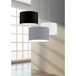 Hotel - Nickel Pendant with Grey Shade Hotel - Nickel Pendant with Grey Shade
