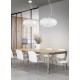 - Zandor - White 3 Light Pendant Trio-303500331 - Zandor - White 3 Light Pendant