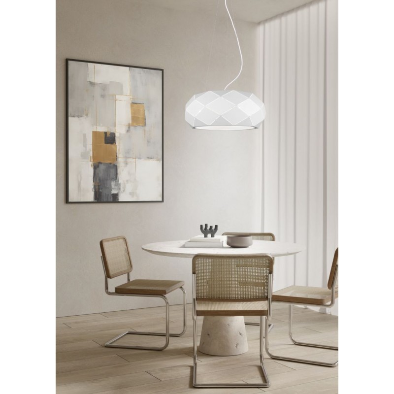 - Zandor - White 3 Light Pendant Trio-303500331 - Zandor - White 3 Light Pendant
