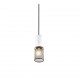 Trio-304300134 - Tosh - Black Pendant with White Wooden Details