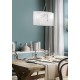 - Spirelli - Decorative 2 Light Pendant with White Glass Trio-304400201 - Spirelli - Decorative 2 Light Pendant with White Glass