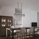 - Garda - Matt Nickel 4 Light over Island Fitting with Grey Shade Trio-305400411 - Garda - Matt Nickel 4 Light over Island Fitting with Grey Shade