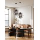 Trio-305900126 - Boolan - Black Pendant with Wooden Slats