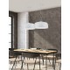 - Baron - White 4 Light Pendant with Diffuser Trio-309800431 - Baron - White 4 Light Pendant with Diffuser