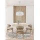 - Baron - White 4 Light Pendant with Diffuser Trio-309800431 - Baron - White 4 Light Pendant with Diffuser