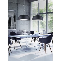 Baron - Black 4 Light Pendant with Diffuser