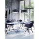 - Baron - Black 4 Light Pendant with Diffuser Trio-309800432 - Baron - Black 4 Light Pendant with Diffuser