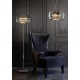 - Vapore - Mirrored Smoked Glass 5 Light Pendant with Clear Glass Drops Trio-311210506 - Vapore - Mirrored Smoked Glass 5 Light Pendant with Clear Glass Drops