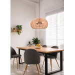 Inga - Black Pendant with Natural Rattan Ø 50 cm Inga - Black Pendant with Natural Rattan Ø 50 cm