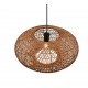 - Hedda - Black Pendant with Rope Shade Trio-312300136 - Hedda - Black Pendant with Rope Shade